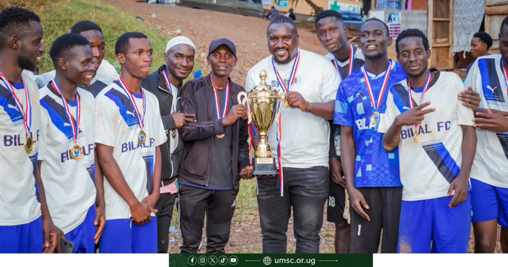 UMSC Bilal FC Wins Kampala Central Football 2nd Division League UMSC Bilal FC celebrating Kampala Central Division 2nd Division League title