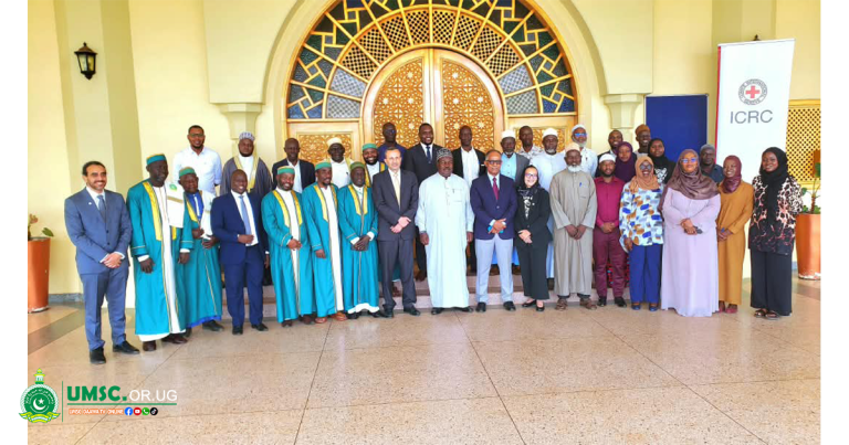 UMSC officials during ICRC training on International Humanitarian Law